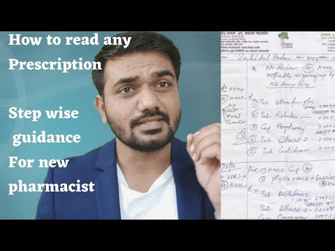 How to read prescription for beginners