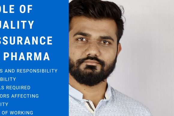 Role of Quality Assurance in pharmacy
