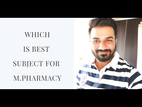 Which is better subject/ specialisation for M. pharmacy?