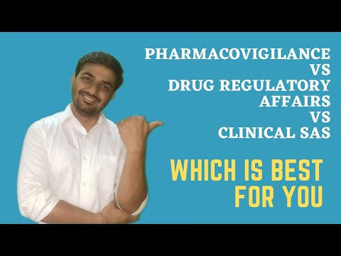 Pharmacovigilance VS drug regulatory VS Clinical SAS