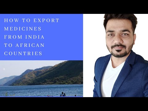 how to export medicine from India to African countries