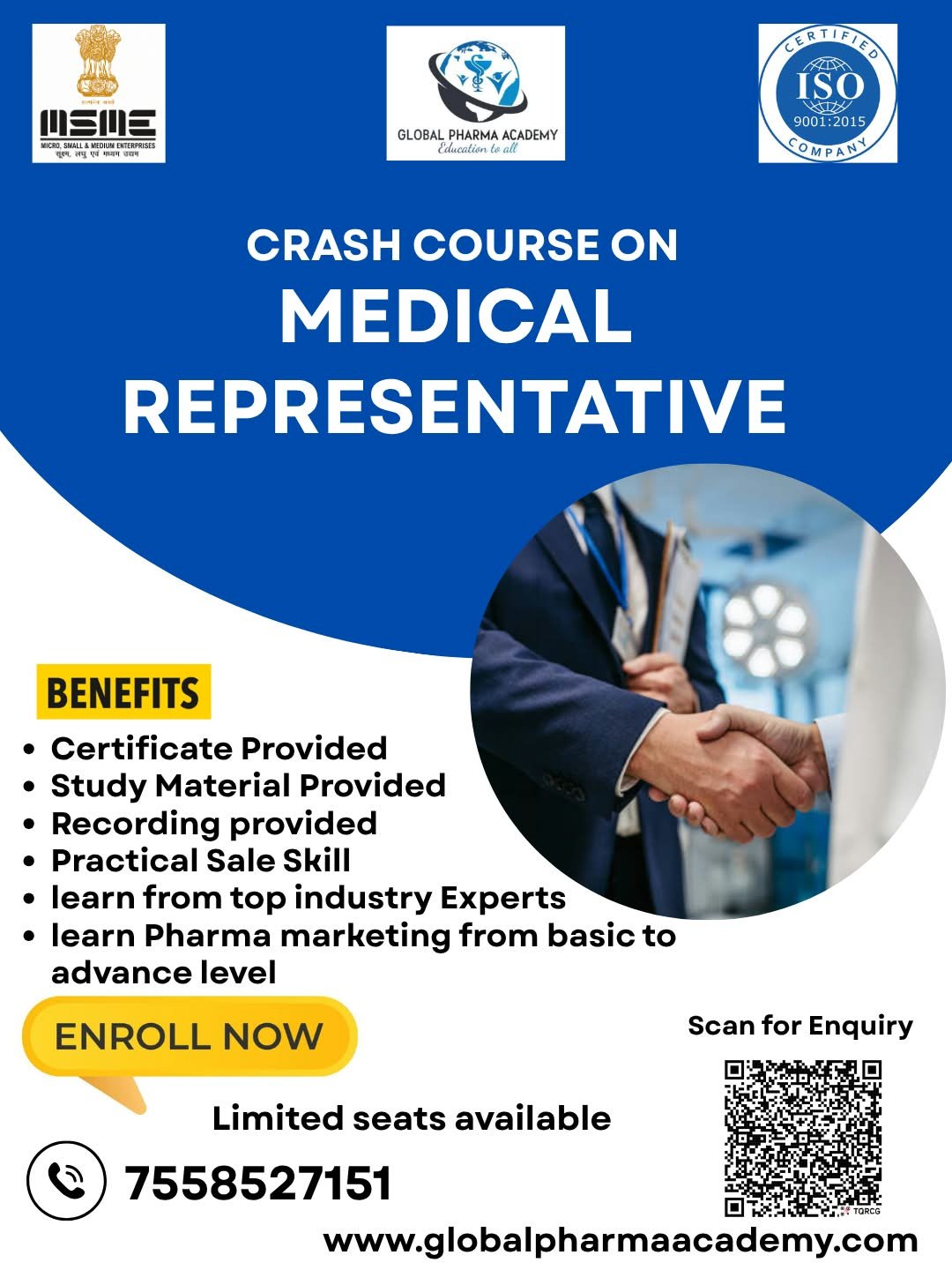 Crash Course on Medical Representative (Live)