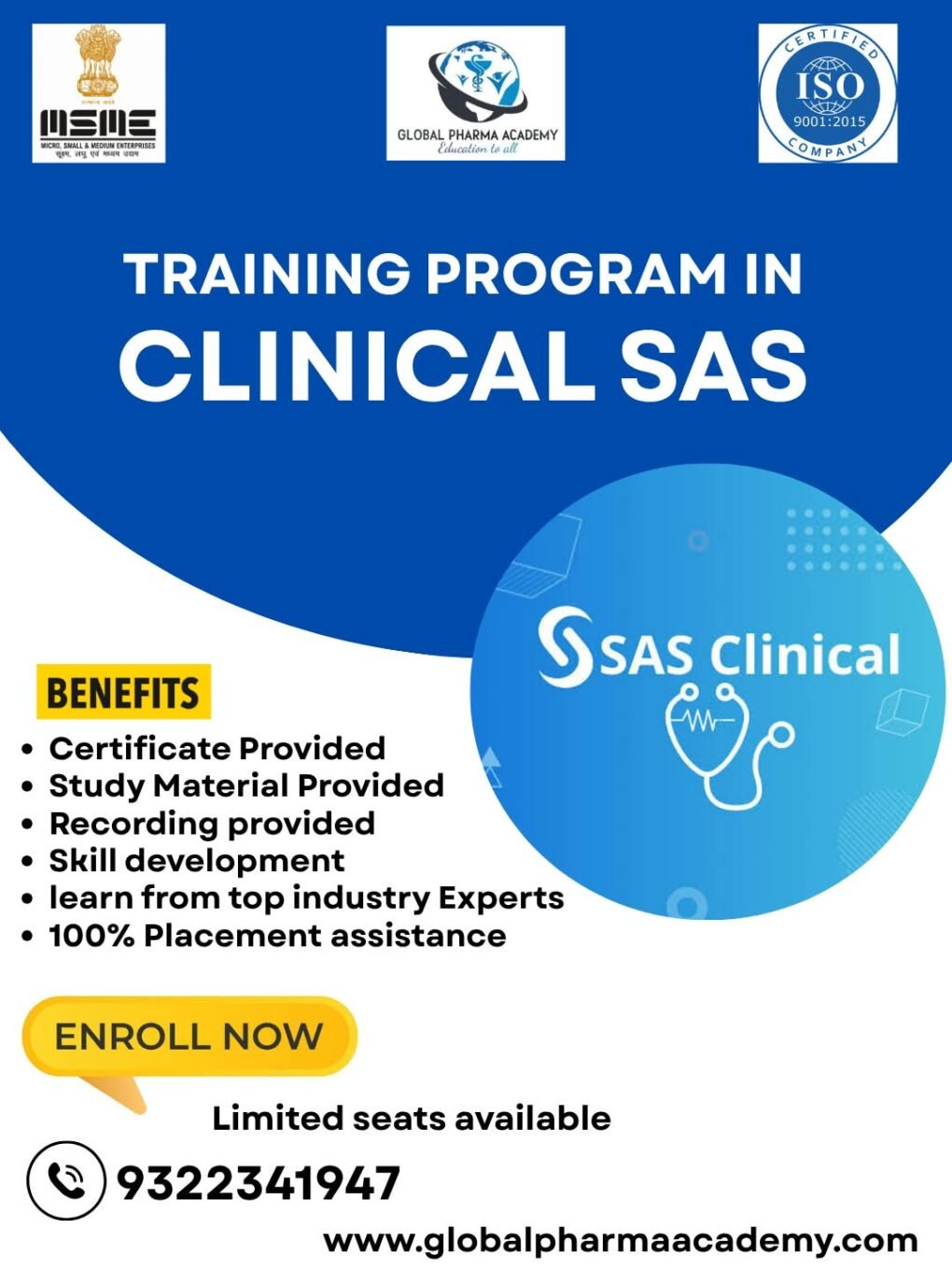 Training Program in Clinical SAS (Live)